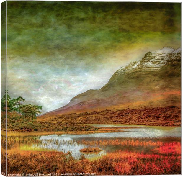 The Scottish Mountains At Dawn Canvas Print by Tylie Duff Photo Art