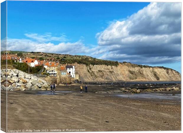 Robin Hoods Bay Canvas Print by Philip Teale