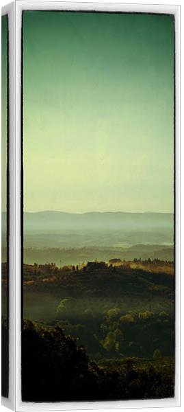 Tuscan Sunrise Canvas Print by Philip Teale