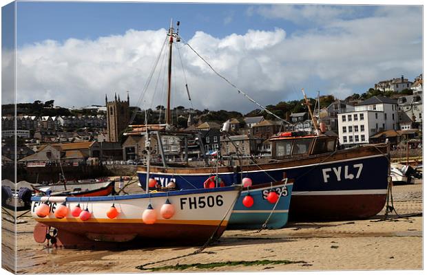  St Ives Harbour, Cornwall Canvas Print by Brian Pierce