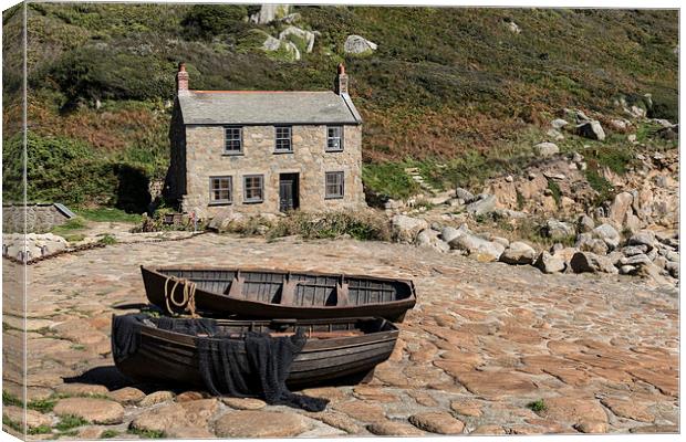  Penberth Cove, West Cornwall as used in Poldark Canvas Print by Brian Pierce