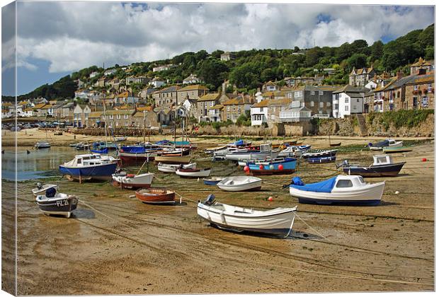 Mousehole Harbour, Cornwall Canvas Print by Brian Pierce