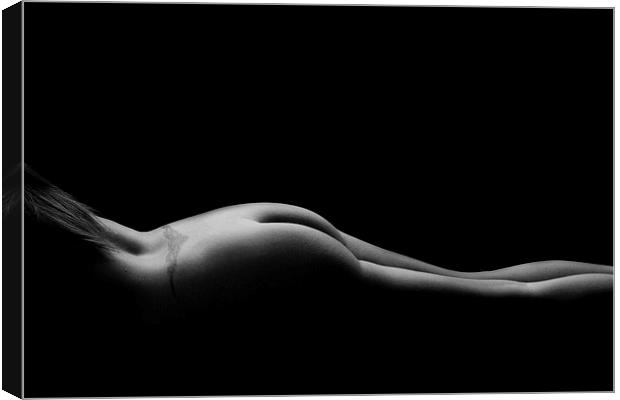 Art  Nude # 2 Girl with Tattoo Canvas Print by Brian Pierce