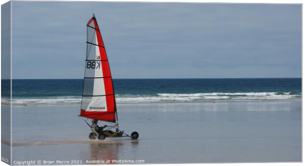 Sand Yacht Canvas Print by Brian Pierce