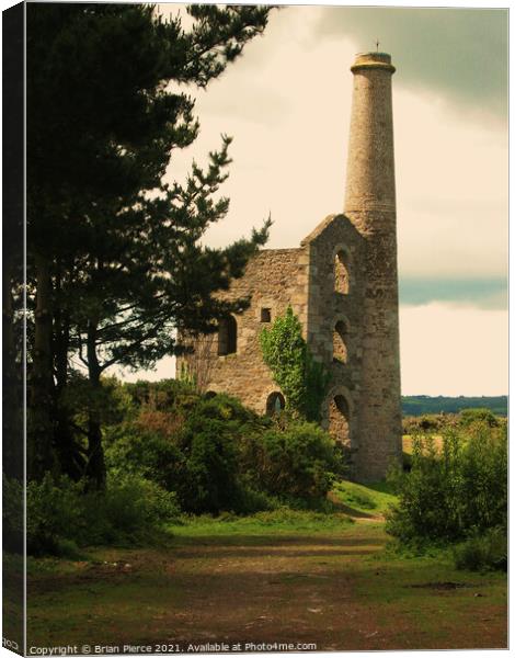 Ale and Cakes Engine House, United Downs, Cornwall Canvas Print by Brian Pierce