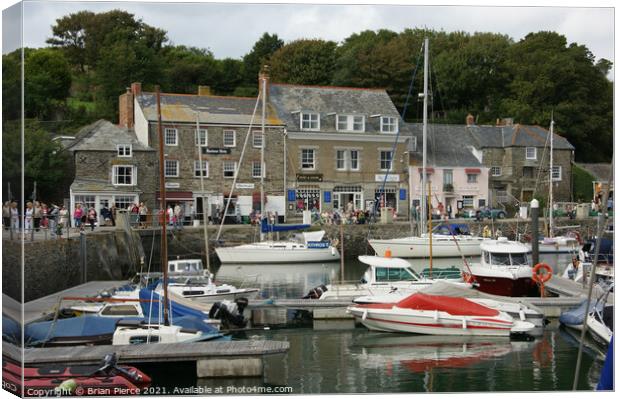 Padstow Harbour Canvas Print by Brian Pierce