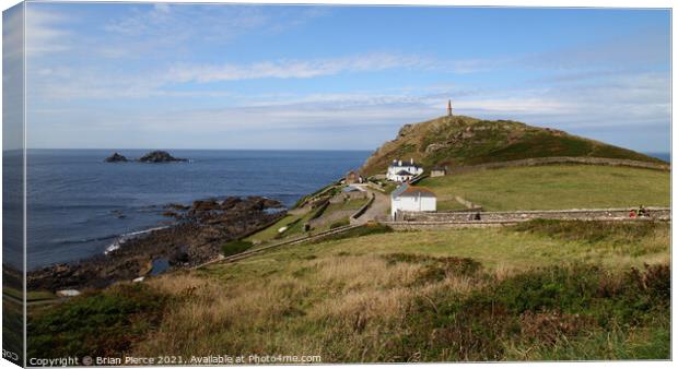 Priest's Cove and Cape Cornwall Canvas Print by Brian Pierce