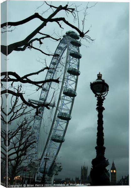 London Eye Canvas Print by Brian Pierce
