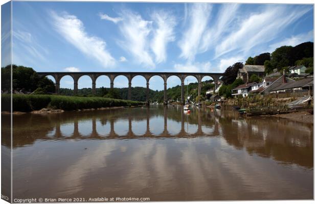 Calstock Viaduct Canvas Print by Brian Pierce