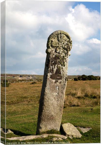 Long Tom. Minions, Bodmin Moor Canvas Print by Brian Pierce