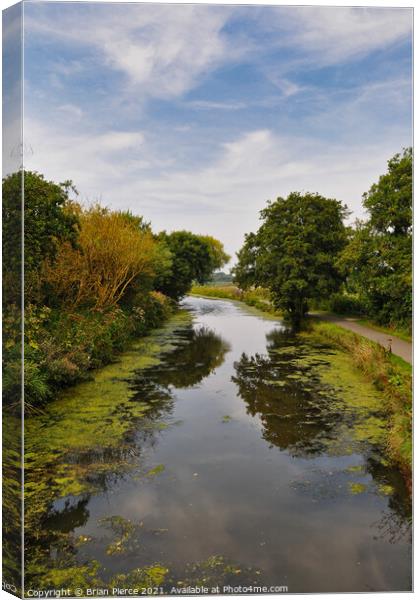 The Bude Canal Canvas Print by Brian Pierce