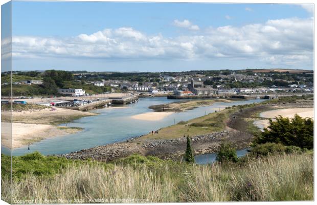 Hayle Estuary, Cornwall  Canvas Print by Brian Pierce