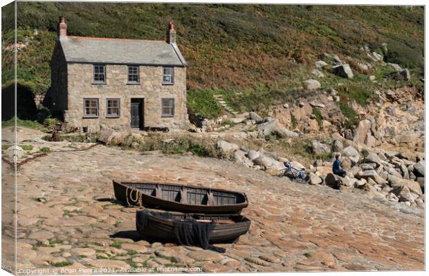 Penberth Cove, Cornwall Canvas Print by Brian Pierce