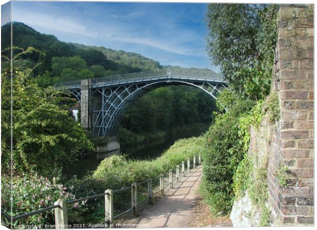 Ironbridge, Shropshire Canvas Print by Brian Pierce