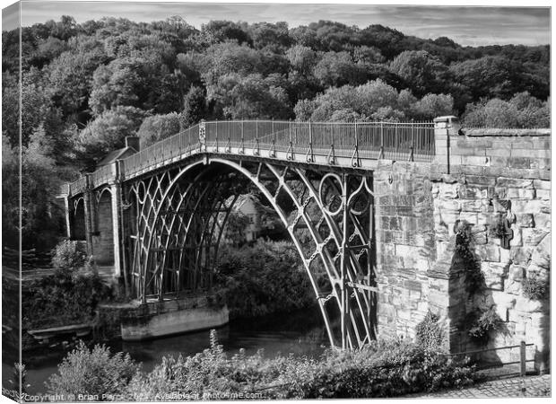 Ironbridge, Shropshire Canvas Print by Brian Pierce