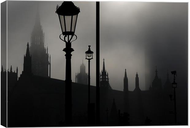 Street lamps Canvas Print by Urban Faced