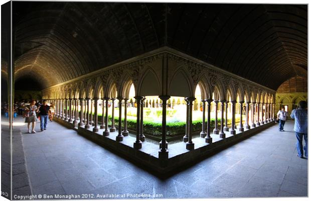 Cloister Canvas Print by Ben Monaghan
