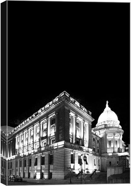 Mitchell Library at Night Canvas Print by Iain Monteith