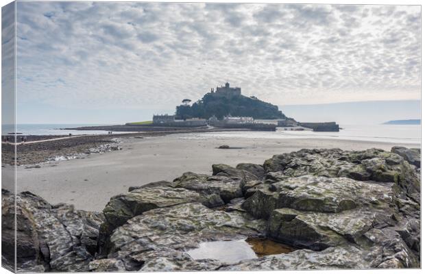 St Michael's Mount, Cornwall Canvas Print by Graham Custance