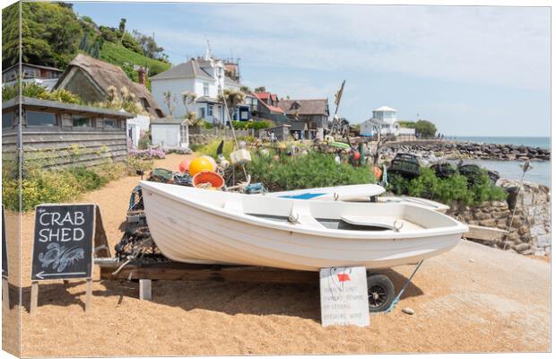 Steephill Cove Canvas Print by Graham Custance