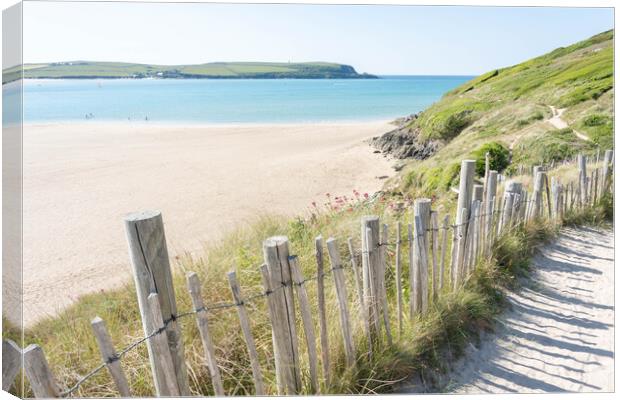 Camel Estuary, Cornwall Canvas Print by Graham Custance