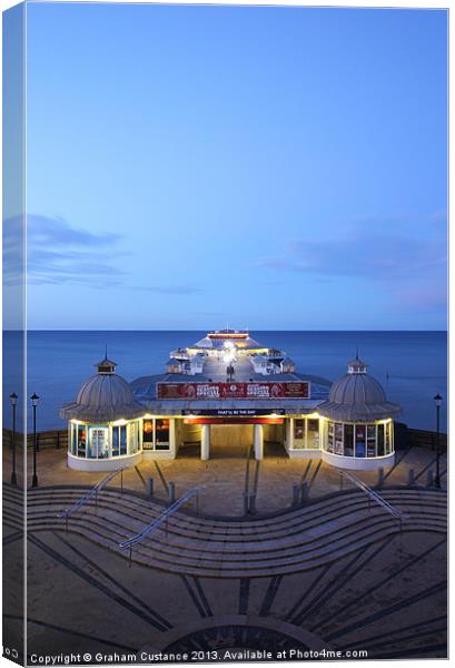 Cromer Pier, Norfolk Canvas Print by Graham Custance