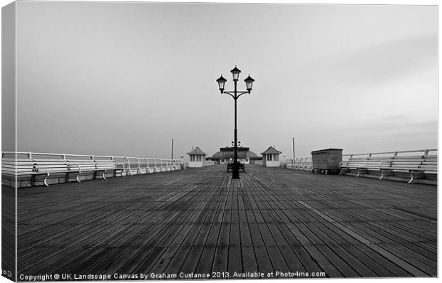 Cromer Pier, Norfolk Canvas Print by Graham Custance