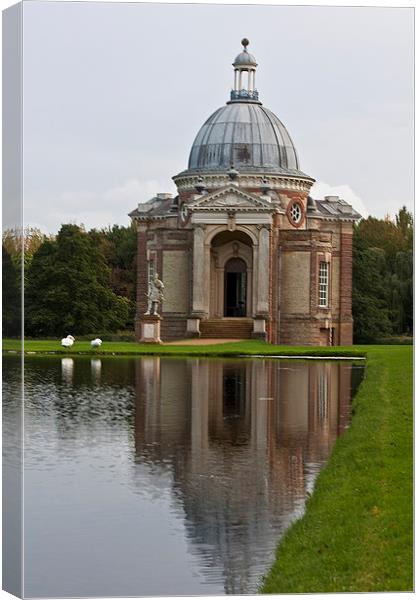 Wrest Park Pavilion Canvas Print by Graham Custance