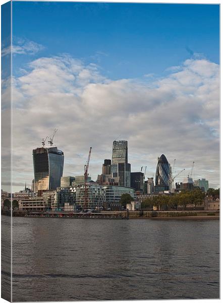 London Skyline Canvas Print by Graham Custance