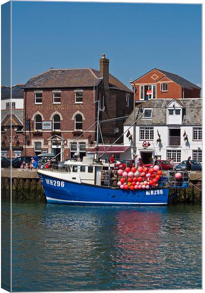 Weymouth Harbour Canvas Print by Graham Custance