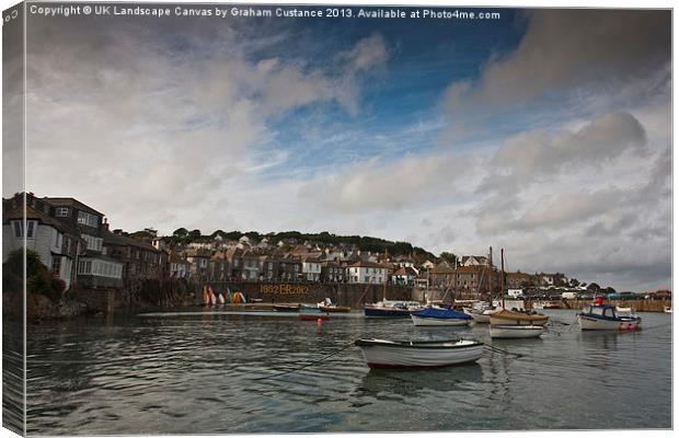 Mousehole, Cornwall Canvas Print by Graham Custance