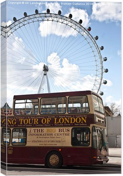 London Eye Canvas Print by Graham Custance