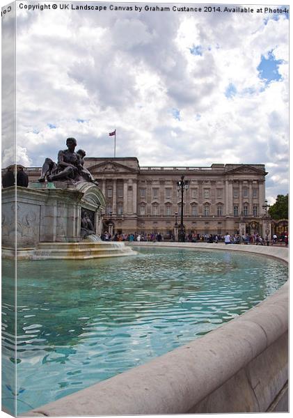 Buckingham Palace Canvas Print by Graham Custance