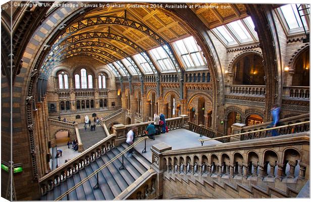  Natural History Museum Canvas Print by Graham Custance