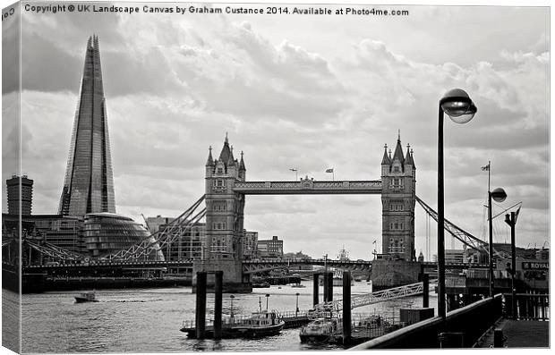  London Skyline Canvas Print by Graham Custance