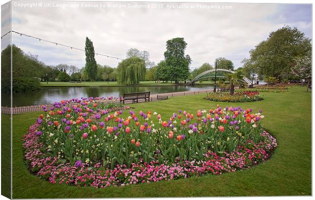 Bedford in Bloom Canvas Print by Graham Custance