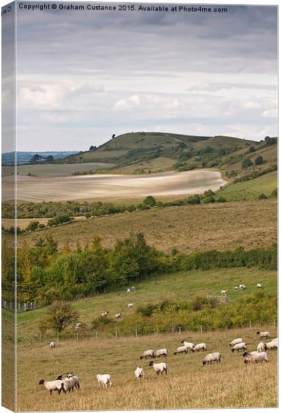 Ivinghoe Beacon Canvas Print by Graham Custance