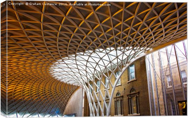 Kings Cross Station Canvas Print by Graham Custance