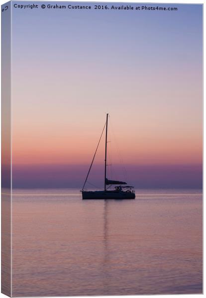 Majorca Sunrise Canvas Print by Graham Custance