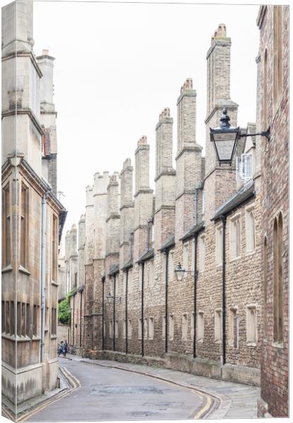 Trinity Lane, Cambridge Canvas Print by Graham Custance