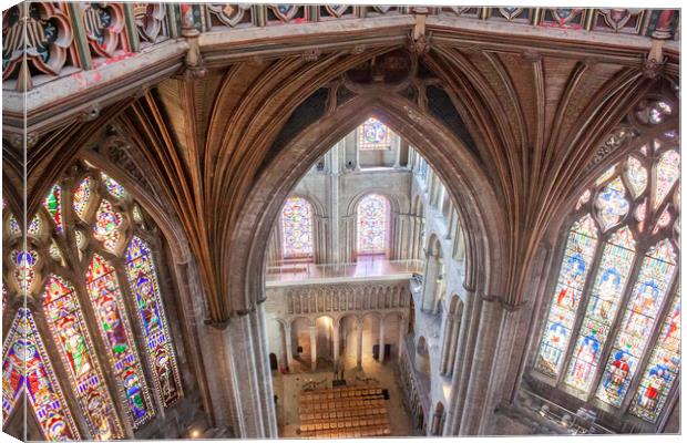 Ely Cathedral Canvas Print by Graham Custance