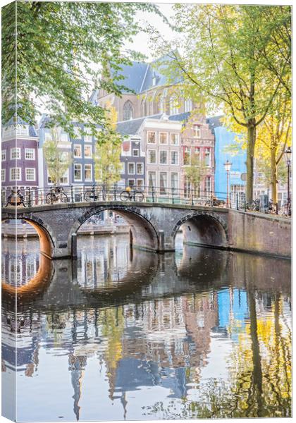 Amsterdam Canals Canvas Print by Graham Custance