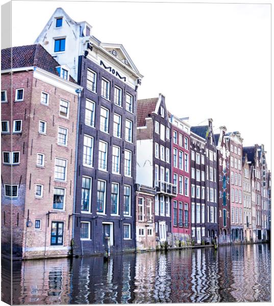 Amsterdam Canals Canvas Print by Graham Custance