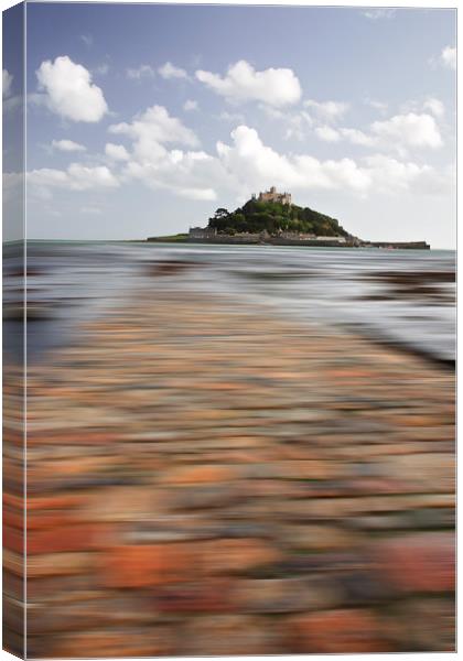 St Michael's Mount, Cornwall Canvas Print by Graham Custance