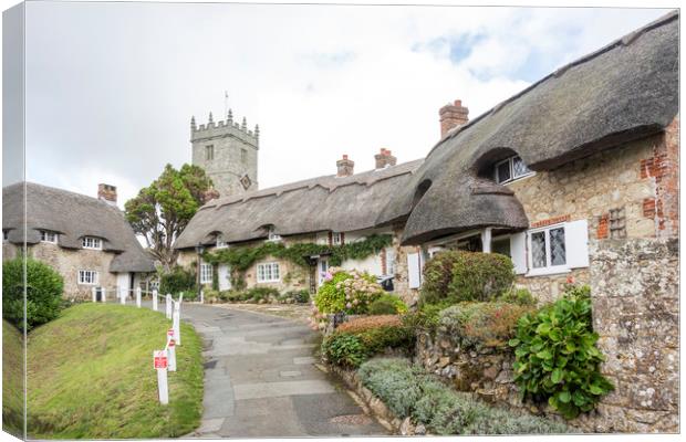 Godshill, Isle of Wight Canvas Print by Graham Custance