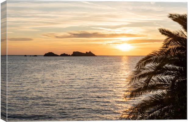 Dubrovnik Sunset Canvas Print by Graham Custance