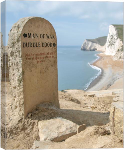 Durdle Door Canvas Print by Graham Custance