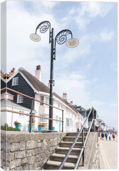 Lyme Regis  Canvas Print by Graham Custance