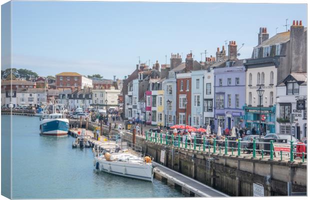 Weymouth Harbour Canvas Print by Graham Custance