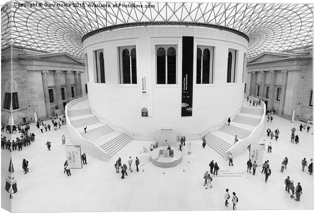  The British Museum Canvas Print by Gary Horne
